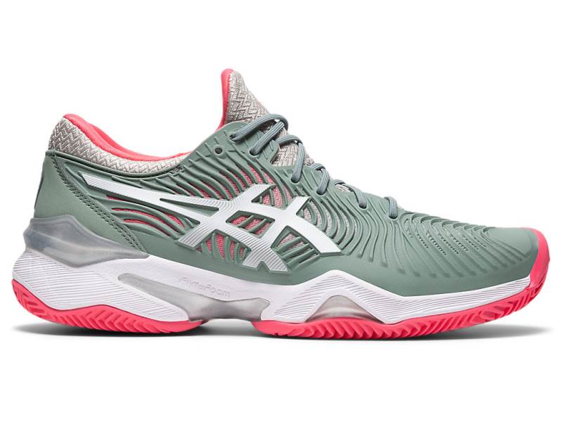 Dámské Tenisové Boty Asics COURT FF 2 Olivy Zelené 78360KSDA